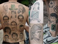 Tattoo - Tatuaje - tatuagem - Tatuaje de la Barra: Los del Sur • Club: Atlético Nacional