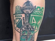 Tattoo - Tatuaje - tatuagem - Tatuaje de la Barra: Los del Sur • Club: Atlético Nacional