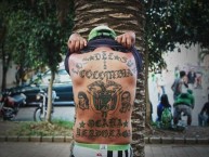 Tattoo - Tatuaje - tatuagem - Tatuaje de la Barra: Los del Sur • Club: Atlético Nacional