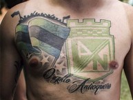 Tattoo - Tatuaje - tatuagem - Tatuaje de la Barra: Los del Sur • Club: Atlético Nacional