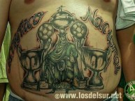 Tattoo - Tatuaje - tatuagem - Tatuaje de la Barra: Los del Sur • Club: Atlético Nacional