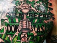 Tattoo - Tatuaje - tatuagem - Tatuaje de la Barra: Los del Sur • Club: Atlético Nacional • País: Colombia