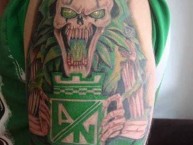 Tattoo - Tatuaje - tatuagem - Tatuaje de la Barra: Los del Sur • Club: Atlético Nacional