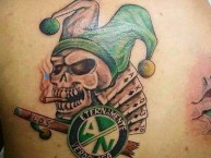 Tattoo - Tatuaje - tatuagem - Tatuaje de la Barra: Los del Sur • Club: Atlético Nacional