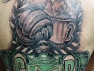 Tattoo - Tatuaje - tatuagem - Tatuaje de la Barra: Los del Sur • Club: Atlético Nacional