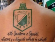 Tattoo - Tatuaje - tatuagem - Tatuaje de la Barra: Los del Sur • Club: Atlético Nacional