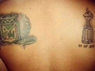 Tattoo - Tatuaje - tatuagem - Tatuaje de la Barra: Los del Sur • Club: Atlético Nacional