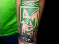 Tattoo - Tatuaje - tatuagem - Tatuaje de la Barra: Los del Sur • Club: Atlético Nacional