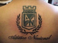 Tattoo - Tatuaje - tatuagem - Tatuaje de la Barra: Los del Sur • Club: Atlético Nacional