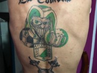 Tattoo - Tatuaje - tatuagem - Tatuaje de la Barra: Los del Sur • Club: Atlético Nacional