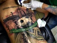 Tattoo - Tatuaje - tatuagem - Tatuaje de la Barra: Los del Sur • Club: Atlético Nacional