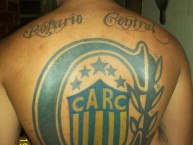 Tattoo - Tatuaje - tatuagem - Tatuaje de la Barra: Los Guerreros • Club: Rosario Central