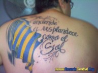 Tattoo - Tatuaje - tatuagem - Tatuaje de la Barra: Los Guerreros • Club: Rosario Central • País: Argentina