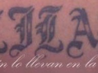 Tattoo - Tatuaje - tatuagem - Tatuaje de la Barra: Los Lilas • Club: Club Deportes Concepción