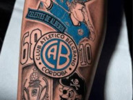 Tattoo - Tatuaje - tatuagem - Tatuaje de la Barra: Los Piratas Celestes de Alberdi &bull; Club: Belgrano &bull; País: Argentina