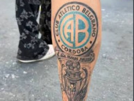 Tattoo - Tatuaje - tatuagem - Tatuaje de la Barra: Los Piratas Celestes de Alberdi &bull; Club: Belgrano &bull; País: Argentina
