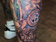 Tattoo - Tatuaje - tatuagem - Tatuaje de la Barra: Los Piratas Celestes de Alberdi &bull; Club: Belgrano &bull; País: Argentina