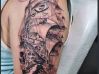 Tattoo - Tatuaje - tatuagem - Tatuaje de la Barra: Los Piratas Celestes de Alberdi &bull; Club: Belgrano &bull; País: Argentina