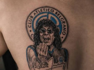 Tattoo - Tatuaje - tatuagem - Tatuaje de la Barra: Los Piratas Celestes de Alberdi &bull; Club: Belgrano &bull; País: Argentina