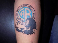 Tattoo - Tatuaje - tatuagem - Tatuaje de la Barra: Los Piratas Celestes de Alberdi &bull; Club: Belgrano &bull; País: Argentina