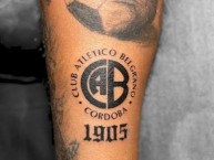 Tattoo - Tatuaje - tatuagem - Tatuaje de la Barra: Los Piratas Celestes de Alberdi &bull; Club: Belgrano &bull; País: Argentina