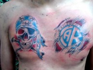 Tattoo - Tatuaje - tatuagem - Tatuaje de la Barra: Los Piratas Celestes de Alberdi • Club: Belgrano