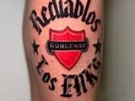 Tattoo - Tatuaje - tatuagem - "Los ENKS" Tatuaje de la Barra: Los REDiablos &bull; Club: Ñublense