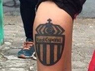 Tattoo - Tatuaje - tatuagem - Tatuaje de la Barra: Mega Barra • Club: Real España