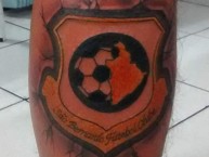 Tattoo - Tatuaje - tatuagem - Tatuaje de la Barra: Movimento Popular Febre Amarela • Club: São Bernardo Futebol Clube