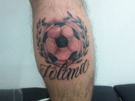 Tattoo - Tatuaje - tatuagem - Tatuaje de la Barra: Revolución Vinotinto Sur • Club: Tolima