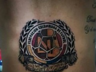 Tattoo - Tatuaje - tatuagem - Tatuaje de la Barra: Revolución Vinotinto Sur • Club: Tolima