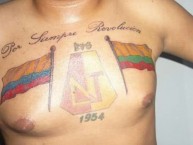 Tattoo - Tatuaje - tatuagem - Tatuaje de la Barra: Revolución Vinotinto Sur • Club: Tolima • País: Colombia