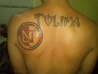 Tattoo - Tatuaje - tatuagem - Tatuaje de la Barra: Revolución Vinotinto Sur • Club: Tolima • País: Colombia