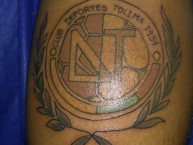 Tattoo - Tatuaje - tatuagem - Tatuaje de la Barra: Revolución Vinotinto Sur • Club: Tolima