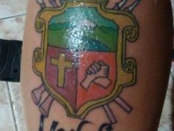 Tattoo - Tatuaje - tatuagem - Tatuaje de la Barra: Revolución Vinotinto Sur • Club: Tolima • País: Colombia