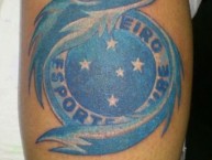 Tattoo - Tatuaje - tatuagem - Tatuaje de la Barra: Torcida Fanáti-Cruz • Club: Cruzeiro