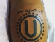 Tattoo - Tatuaje - tatuagem - Tatuaje de la Barra: Trinchera Norte • Club: Universitario de Deportes