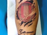 Tattoo - Tatuaje - tatuagem - Tatuaje de la Barra: Trinchera Norte • Club: Universitario de Deportes