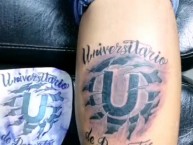 Tattoo - Tatuaje - tatuagem - Tatuaje de la Barra: Trinchera Norte • Club: Universitario de Deportes