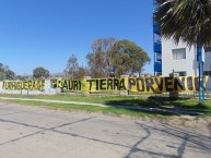 Trapo - Bandeira - Faixa - Telón - "Hermandad huesera" Trapo de la Barra: Al Hueso Pirata • Club: Coquimbo Unido