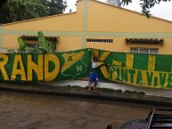 Trapo - Bandeira - Faixa - Telón - Trapo de la Barra: Alta Tensión Sur • Club: Atlético Huila