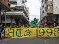 Trapo - Bandeira - Faixa - Telón - Trapo de la Barra: Alta Tensión Sur • Club: Atlético Huila