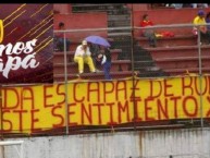 Trapo - Bandeira - Faixa - Telón - Trapo de la Barra: Armagedón • Club: Aucas • País: Ecuador