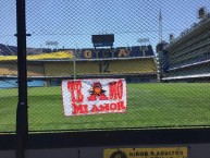 Trapo - Bandeira - Faixa - Telón - Trapo de la Barra: Armagedón • Club: Aucas • País: Ecuador