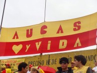 Trapo - Bandeira - Faixa - Telón - Trapo de la Barra: Armagedón • Club: Aucas