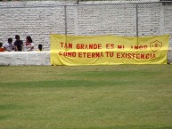 Trapo - Bandeira - Faixa - Telón - Trapo de la Barra: Armagedón • Club: Aucas