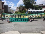 Trapo - Bandeira - Faixa - Telón - Trapo de la Barra: Artillería Verde Sur • Club: Deportes Quindío