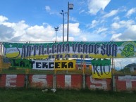 Trapo - Bandeira - Faixa - Telón - Trapo de la Barra: Artillería Verde Sur &bull; Club: Deportes Quindío