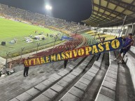 Trapo - Bandeira - Faixa - Telón - Trapo de la Barra: Attake Massivo &bull; Club: Deportivo Pasto