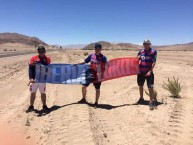 Trapo - Bandeira - Faixa - Telón - Trapo de la Barra: Banda Azulgrana • Club: Deportes Iberia